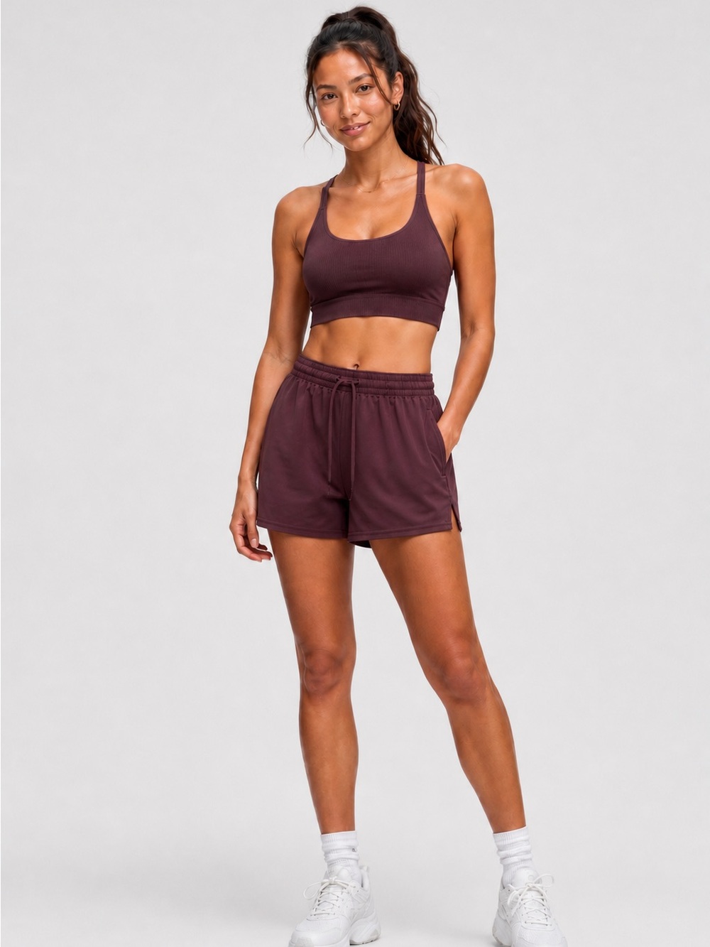 Lululemon Pace Rival High-Rise Short 3” Goodnight Plum Maroon Size 4